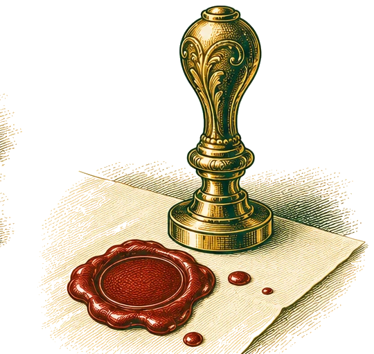 the closing seal